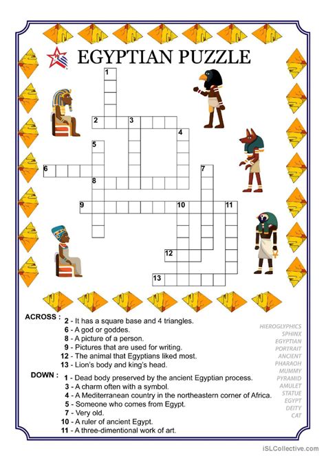Egyptian port is a crossword puzzle clue that we have spotted over 20 times. . Egyptian crosses crossword clue